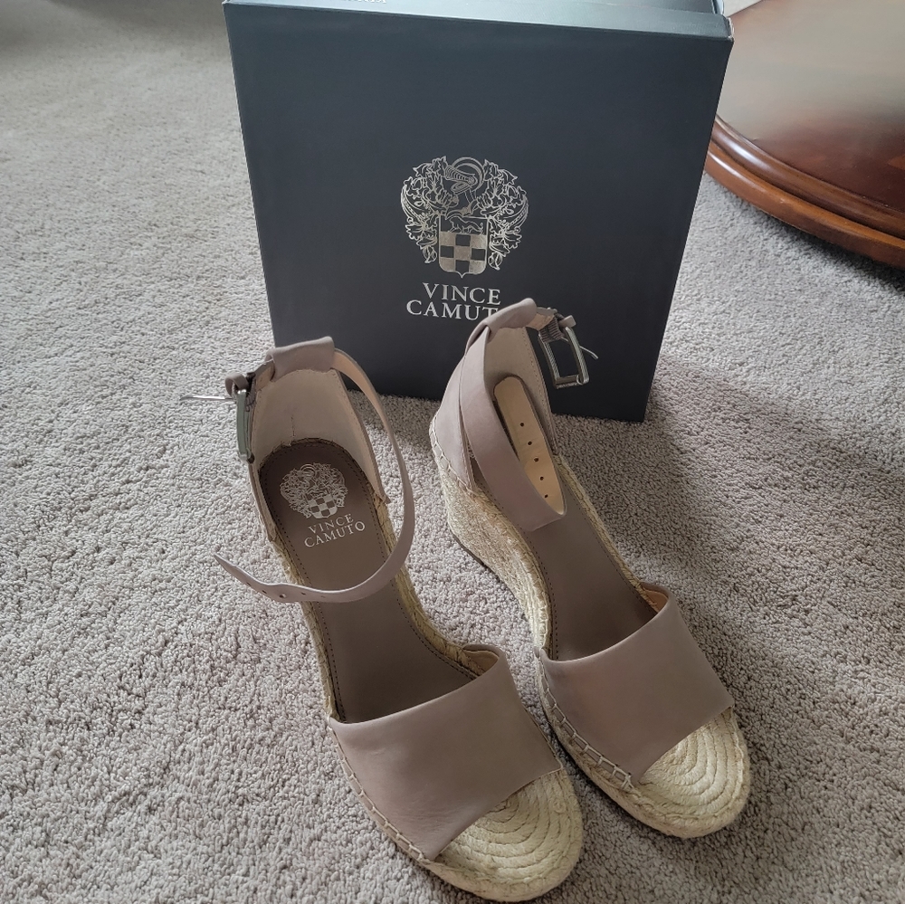 Vince Camuto Leera Espadrille Wedge Dusty Mink